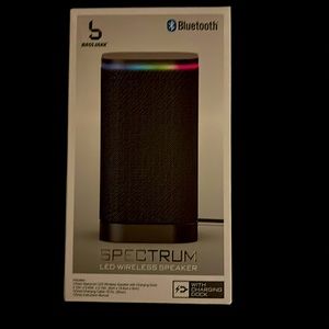 Colorful LED light, Bluetooth wireless speaker.